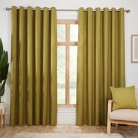 Hardwick Eyelet Curtain - Moss Green / 168cm / 196cm - image 1
