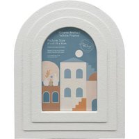 Athens Arched Photo Frame - White