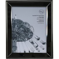 Camille Mirrored Frame - Black / 8x6in