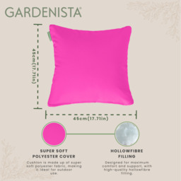 Outdoor Scatter Cushions for Garden Patio Furniture Pillows - Pink / 2 - thumbnail 2