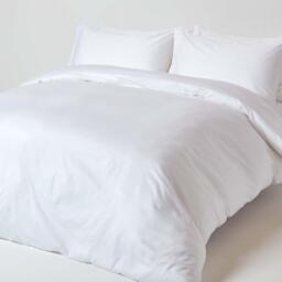 Organic Egyptian Cotton Extra Deep Fitted Sheet - White / Superking - thumbnail 5