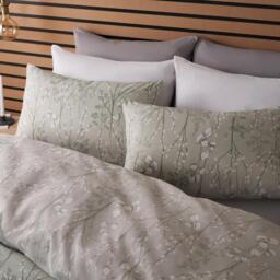 Willow Branch Duvet Set - Sage / Superking - thumbnail 4