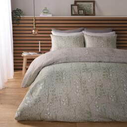 Willow Branch Duvet Set - Sage / Superking - thumbnail 3