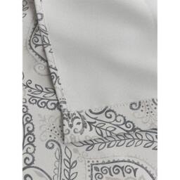 Victoria Room Darkening Ring Top Curtains - Silver / 168cm / 229cm - thumbnail 3