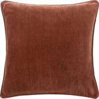 Heavy Chenille Piped Cushion - Nutmeg / Polyester