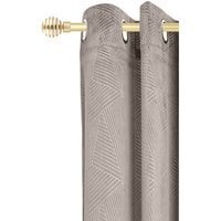 16-19mm Geneva Extendable Eyelet Metal Curtain Pole Set - Gold / 160cm