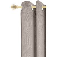 16-19mm Geneva Extendable Eyelet Metal Curtain Pole Set - Gold / 160cm