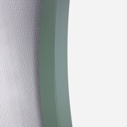 Wide Metal Arch Mirror  - Smokey Green - thumbnail 5