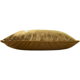 Cheetah Forest Velvet Cushion - Gold / 80 Polyester 20 Feather - thumbnail 5
