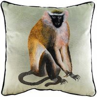 Kibale Monkey Jungle Monkey Cushion - Multicolour / Polyester - image 1