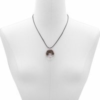 Tree of Life Pendant with Tiger Eye Symbol of Strength, Wisdom - Brown