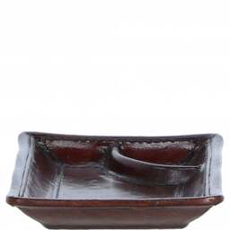 Premium Leather Coin  Key Tray - Chestnut - thumbnail 4