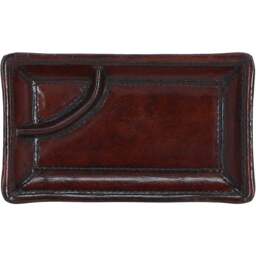 Premium Leather Coin  Key Tray - Chestnut - thumbnail 2
