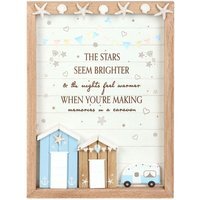 The Stars Seem Brighter 3D Shell Caravan Plaque - H33.5cm