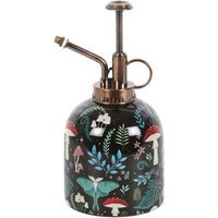 Dark Forest Ceramic Plant Mister With Nature Illustrations - Multicolor