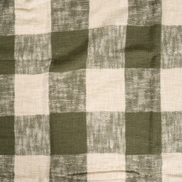 Lachlan Check Throw - Olive - thumbnail 5