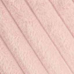 Pack Of Faux Fur Ribbed Cushion Covers - Blush Pink / 2 - thumbnail 5