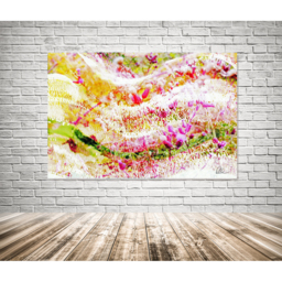 Countryside Colour Wilderness Graphic Art Wrapped on Canvas - Yellow / 92cm - thumbnail 2