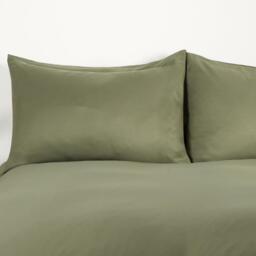 Pair Of Housewife Pillowcases - Woodland Green - thumbnail 5