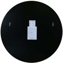 Vetus Round Circular Antiqued Wall Mirror - Silver / 100cm - thumbnail 4