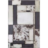 Tribeca Grey Wall Mirror - Gold