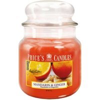 Mandarin and Ginger Scented Jar Candle - Medium / Medium