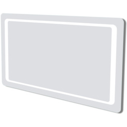 Illuminated LED Bathroom Mirror with IR Motion Switch - White / 80cm - thumbnail 2