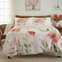 POPPY FIELD DUVET SET - Neutral / 220cm / King