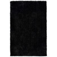 Snug Collection Shaggy Rug - Black / 200x290cm