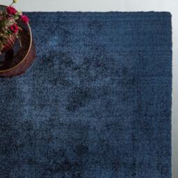 Selby Navy Blue Shaggy Rug - Navy / 230cm - thumbnail 3
