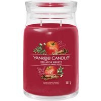 Yankee Candle Signature Red Apple Wreath Large Jar Red 567g - Red