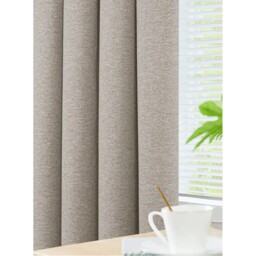 Dusk Blackout Thermal Curtains - Natural / 183cm / 168cm - thumbnail 4