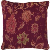 Zurich Polyester Filled Cushion - Burgundy / 45cm