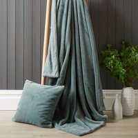 2 Pack Chinchilla Cushion Cover - Teal