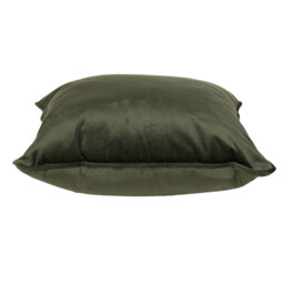 Vermont Velvet Cushion - Olive - thumbnail 2