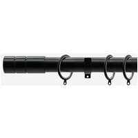 Brushed Gold 28mm End Cap Fixed Length Metal Curtain Pole - Brushed Gold / 105cm - image 1