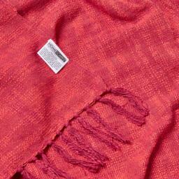 Nirvana Slub Cotton Throw - Terracotta / 360cm - thumbnail 4