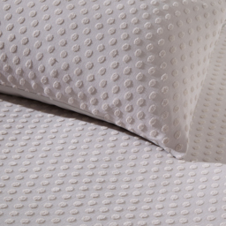 Polka Tuft Cotton Duvet Cover Set - Stone / Double - thumbnail 3