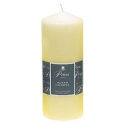 Prices Altar Pillar Candle 200 x 80mm Unscented Smokeless Non Drip 100H - Cream / 4 - thumbnail 2