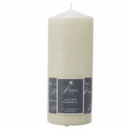Prices Altar Pillar Candle 200 x 80mm Unscented Smokeless Non Drip 100H - Cream / 4 - thumbnail 3