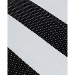 Rainbow Collection Modern Outdoor Rug - Black / 150cm - thumbnail 2