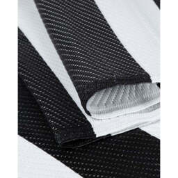 Rainbow Collection Modern Outdoor Rug - Black / 150cm - thumbnail 3