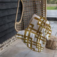 Gold Geometric Chain Blanket - Gold - image 1