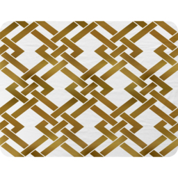 Gold Geometric Chain Blanket - Gold - thumbnail 2