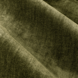 Heavy Chenille Velvet Room Darkening Eyelet Curtains - Olive / 229cm / 183cm - thumbnail 4