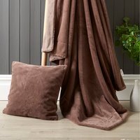 2 Pack Chinchilla Cushion Cover - Mocha
