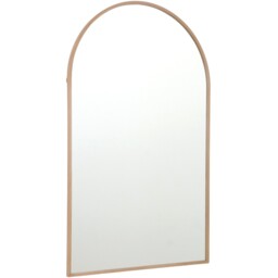 Wide Metal Arch Mirror  - Oak - thumbnail 3