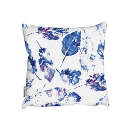 Autumn Leaves Background Outdoor Cushion - Blue / 60cm - thumbnail 2