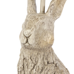 Driftwood Effect Rabbit Lamp - Neutral - thumbnail 4