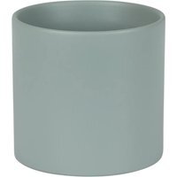 Matte Grey Ceramic Indoor Planter - H15 x W15.5cm / 15.5cm